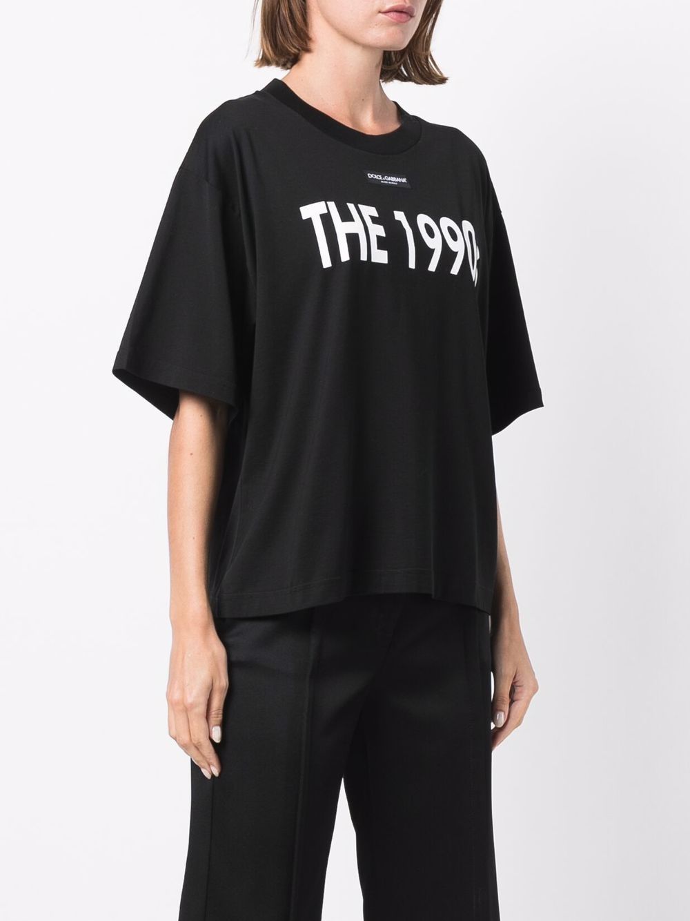 Shop Dolce & Gabbana The 1990s-print T-shirt In Schwarz