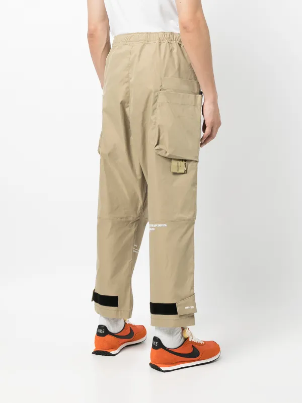Shop pe By A Bathing Ape Belted Waist Trousers With Express Delivery Farfetch