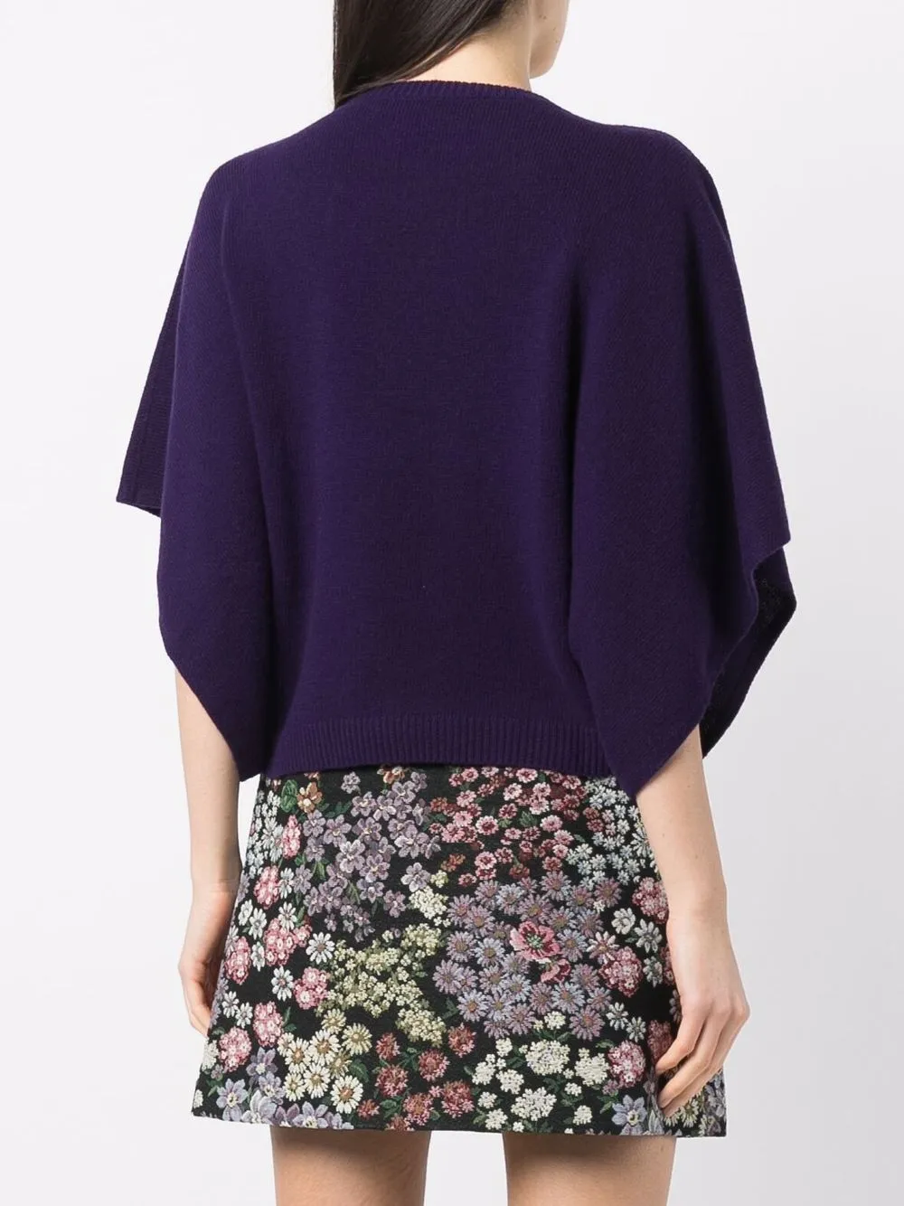 Valentino Garavani Top met vleermuismouwen Paars