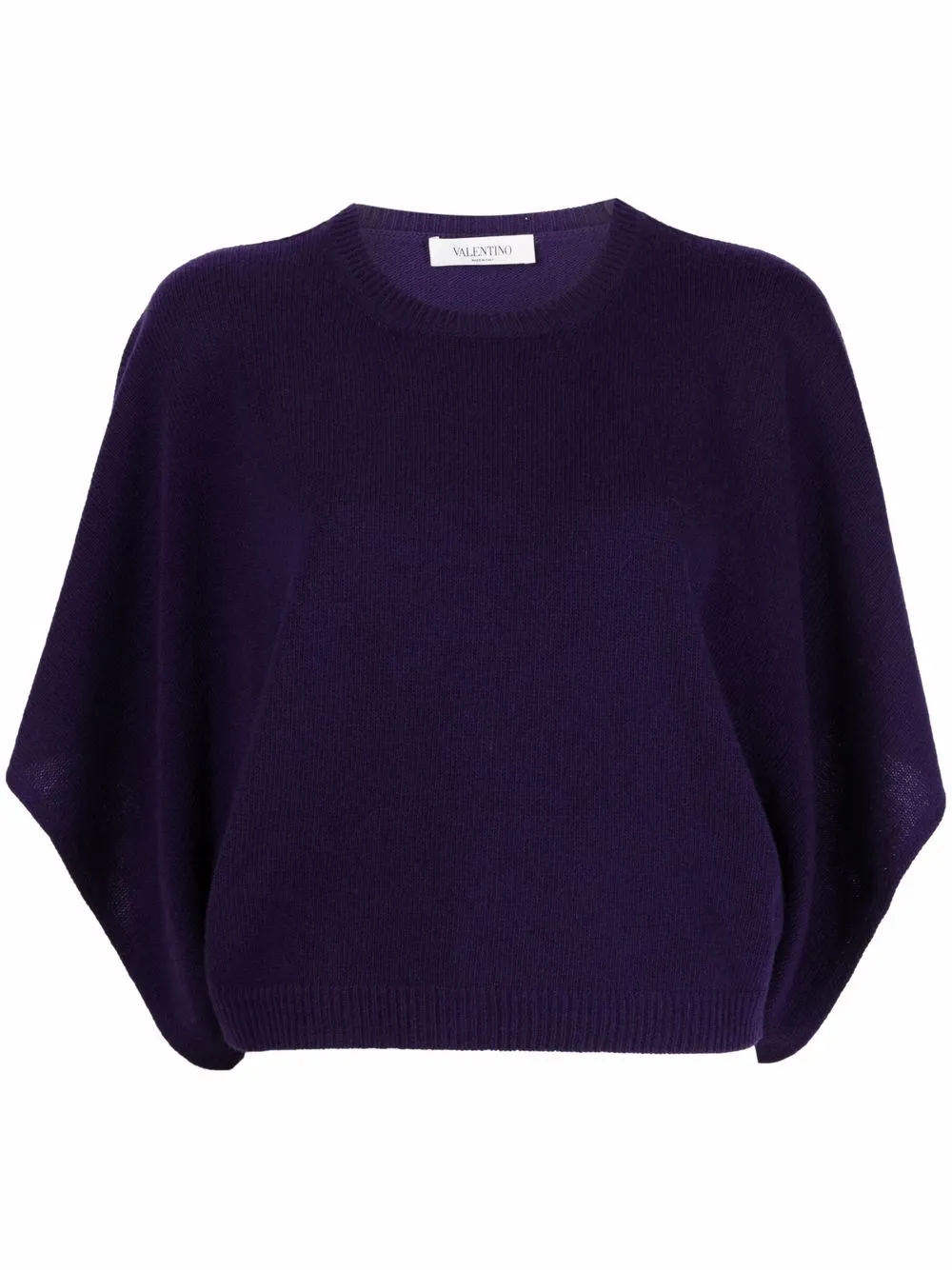 Valentino Garavani Top met vleermuismouwen Paars