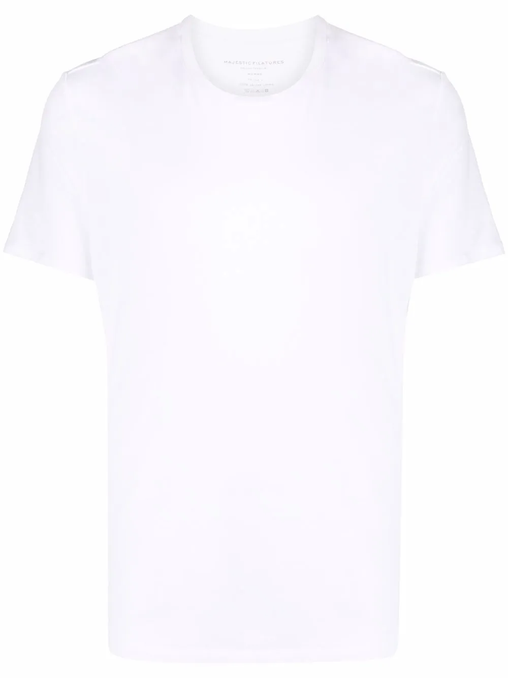 Majestic Filatures Katoenen T shirt katoen XL Wit
