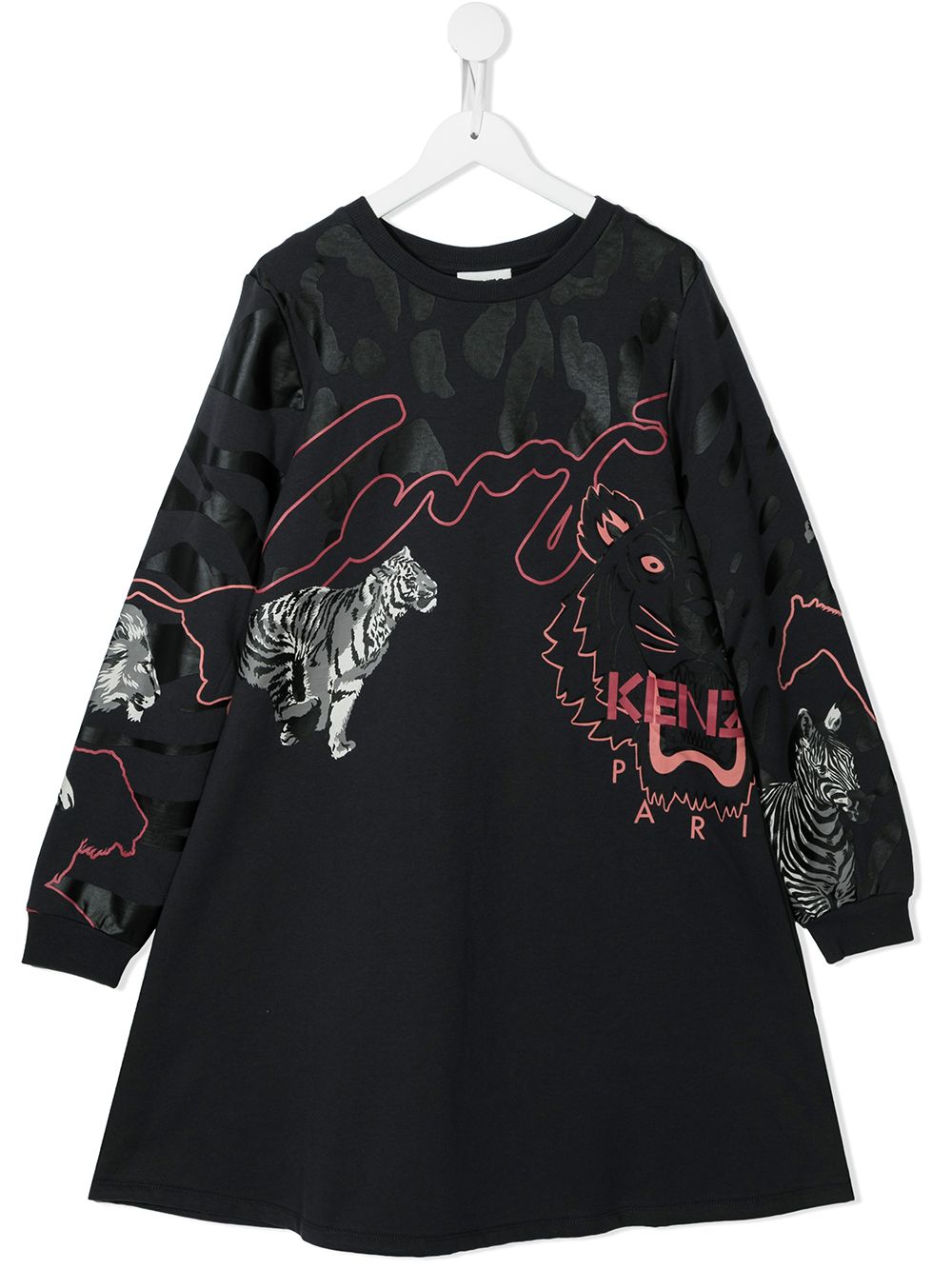 фото Kenzo kids платье с принтом