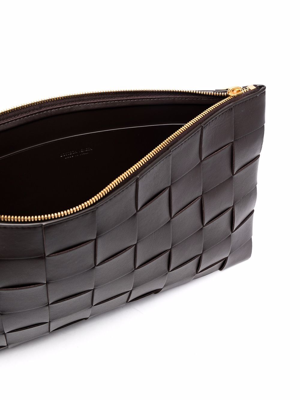 Image 4 of Bottega Veneta Intrecciato-weave clutch bag