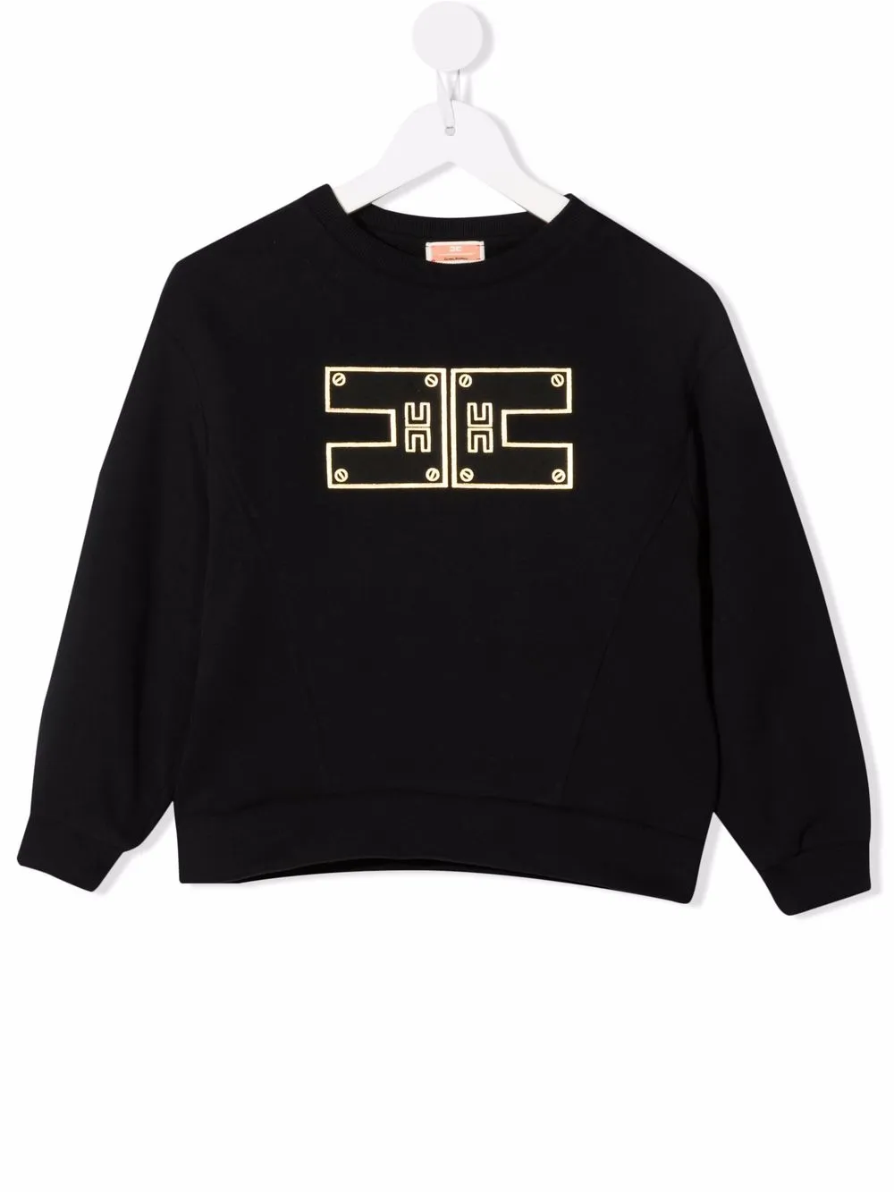 

Elisabetta Franchi La Mia Bambina sudadera con logo estampado - Negro