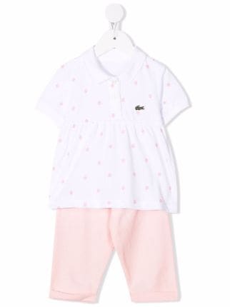 Lacoste Kids polka dot Organic Cotton Tracksuit Farfetch