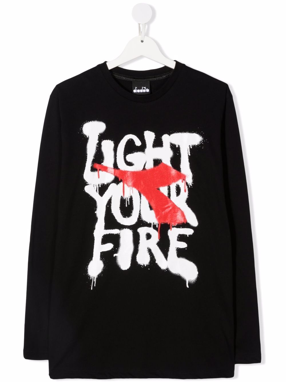 фото Diadora junior 'light your fire' slogan top