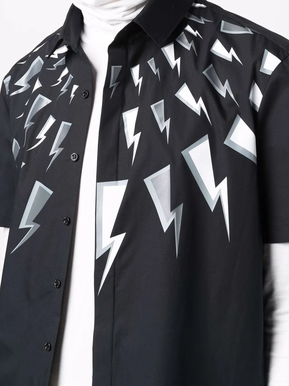 фото Neil barrett футболка с принтом thunderbolt