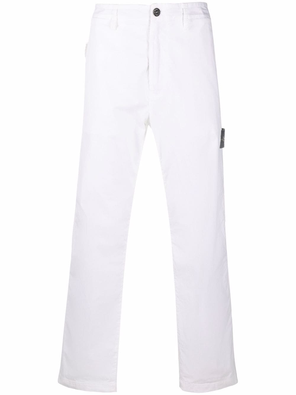 Stone Island Compass-patch straight-leg Trousers - Farfetch