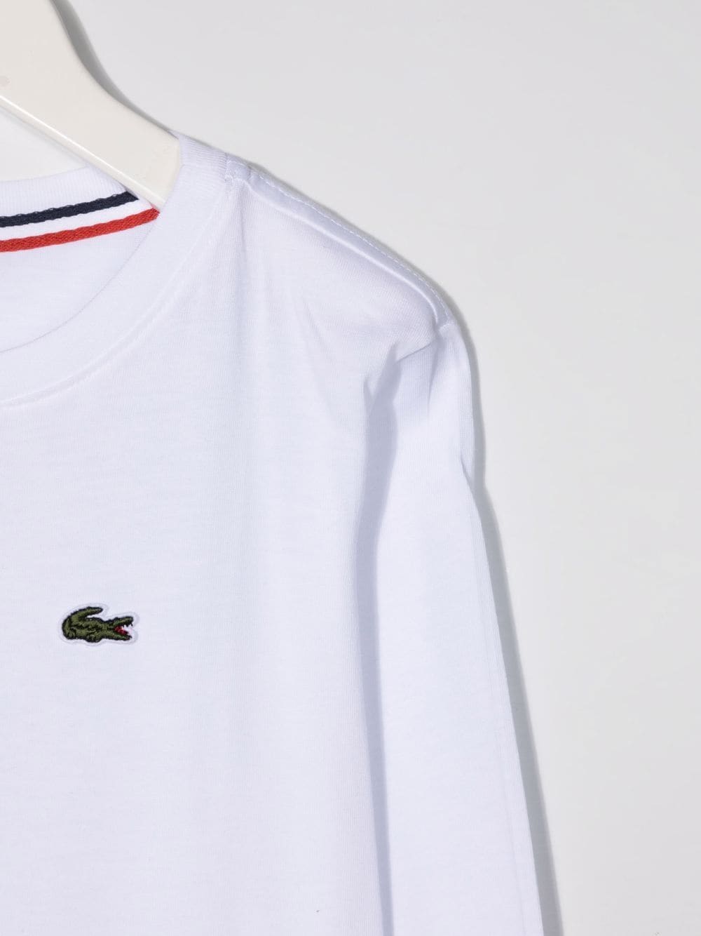 фото Lacoste kids футболка с вышивкой