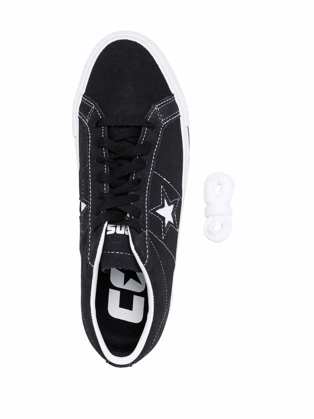 Shop Converse One Star Pro Low-top Sneakers In Black