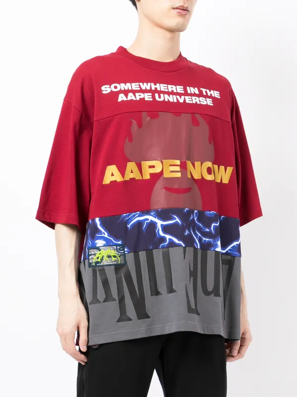 aape universe t shirt