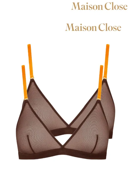 Maison Close brasier estilo triángulo Corps à Corps de malla