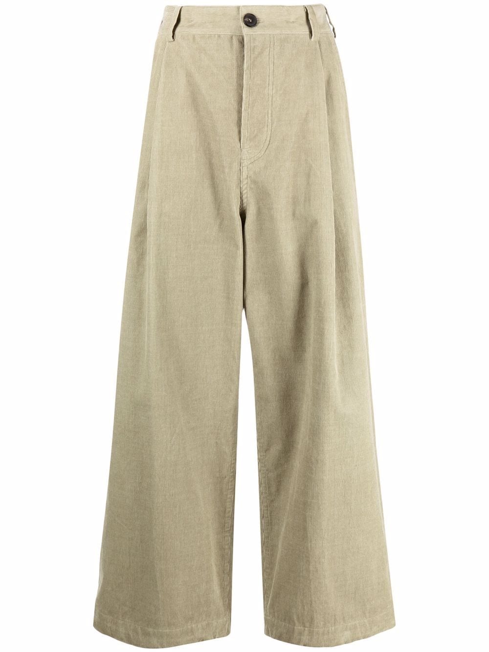 

Sofie D'hoore high-waisted pleat-detail palazzo trousers - Verde