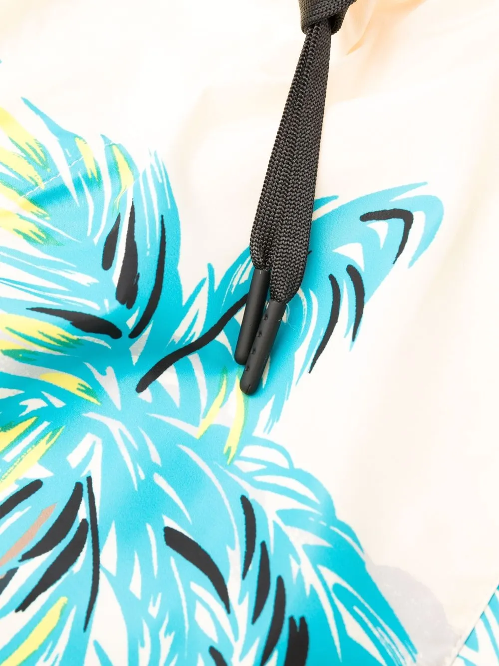 Palm Angels Zwembroek met palmprint Wit