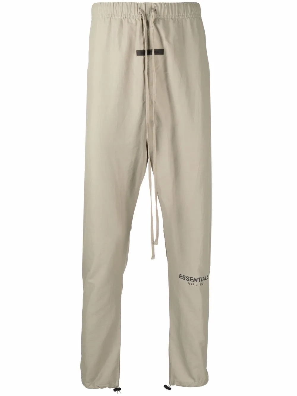

FEAR OF GOD ESSENTIALS drawstring-waist logo-print joggers - Green