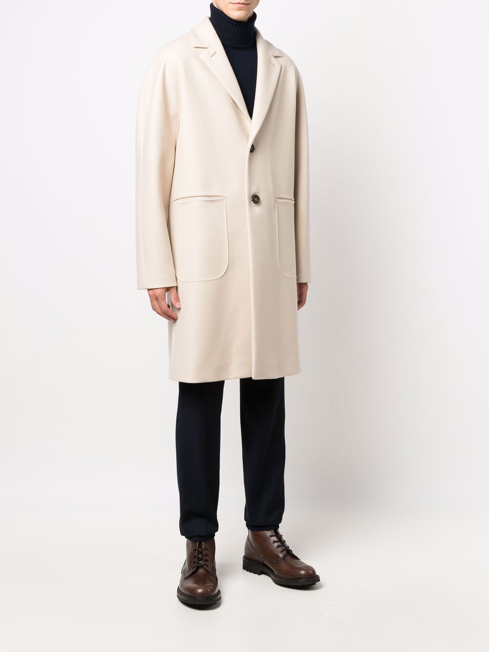 фото Hevo single-breasted tailored coat