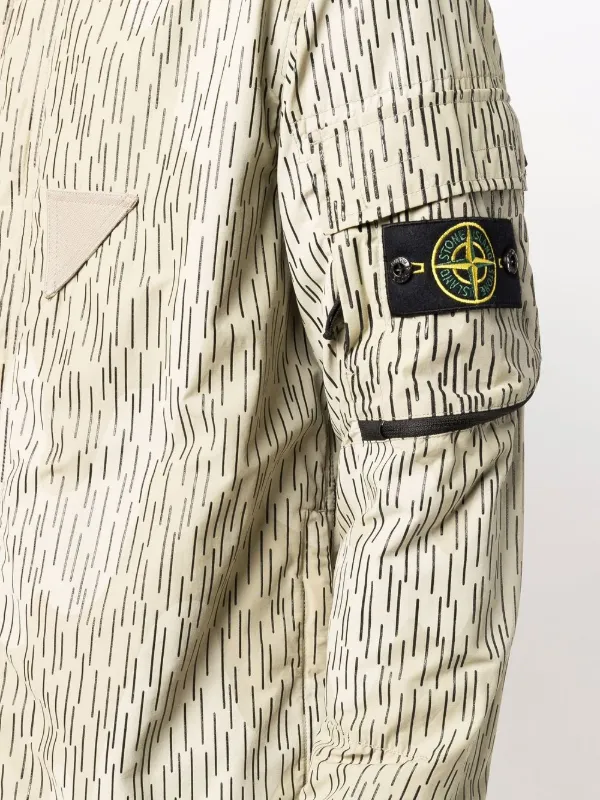 stone island wool overshirt