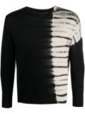 Suzusan tie-dye wool jumper - Black