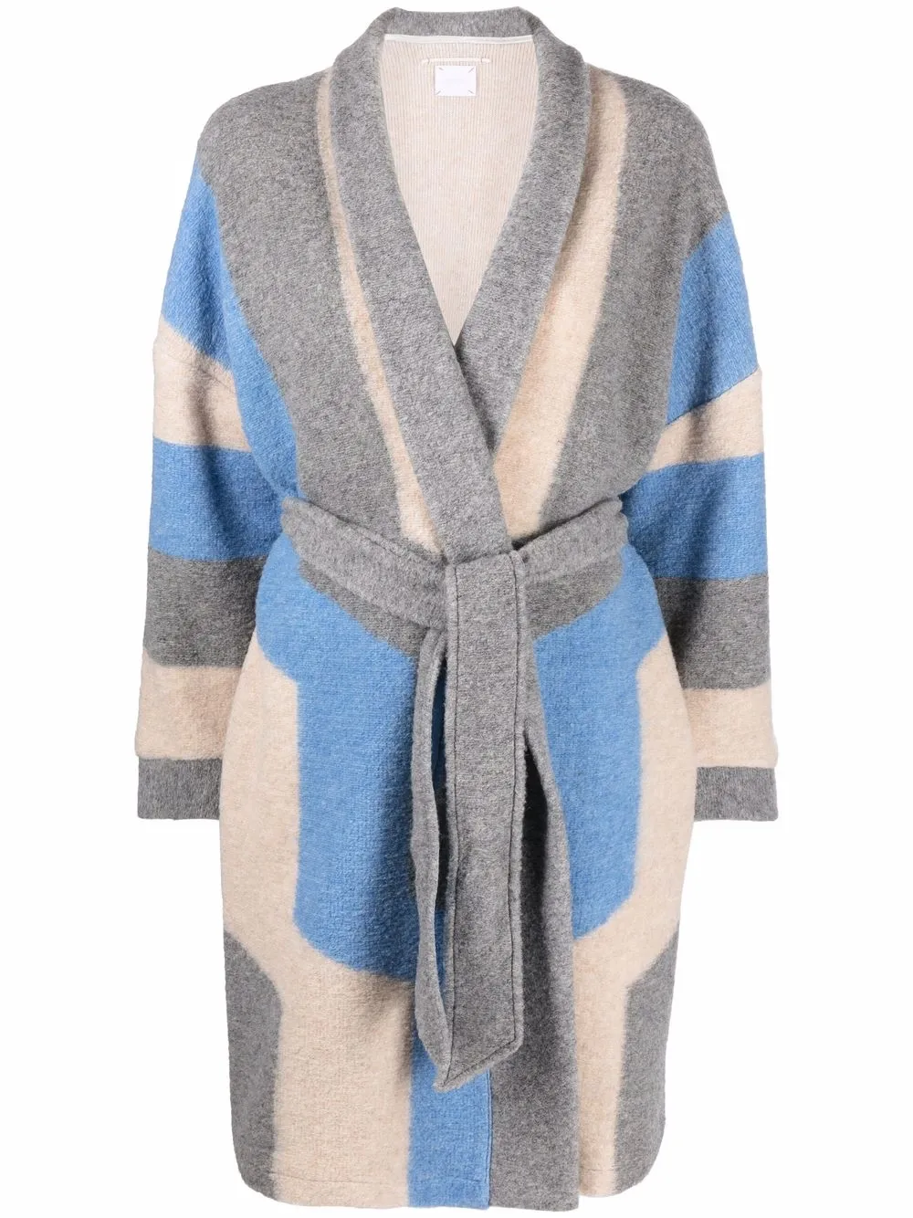 Merci кардиган в стиле колор-блок