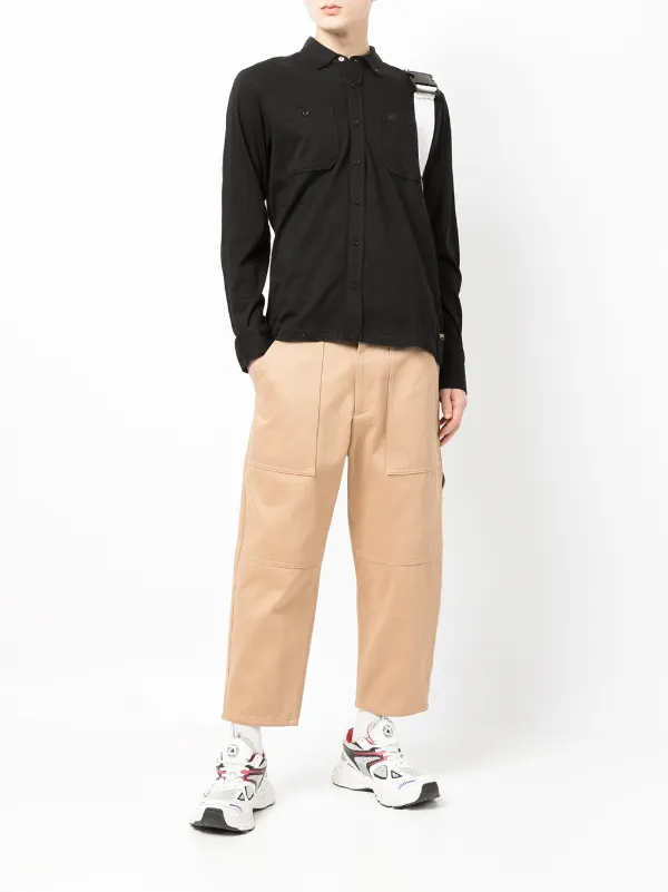 fila button down pants