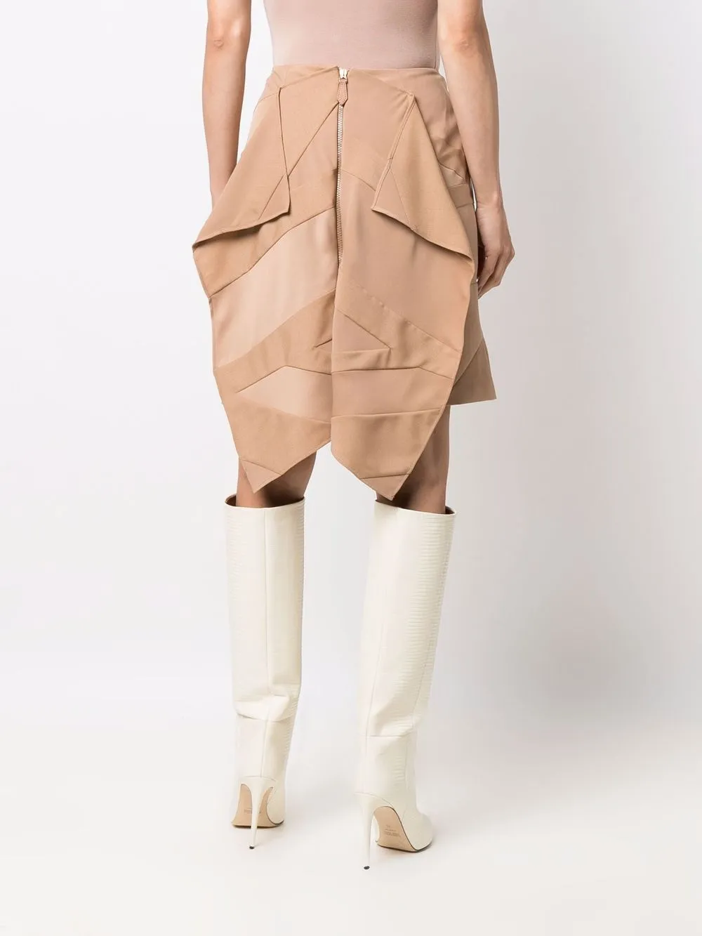 фото Burberry юбка асимметричного кроя