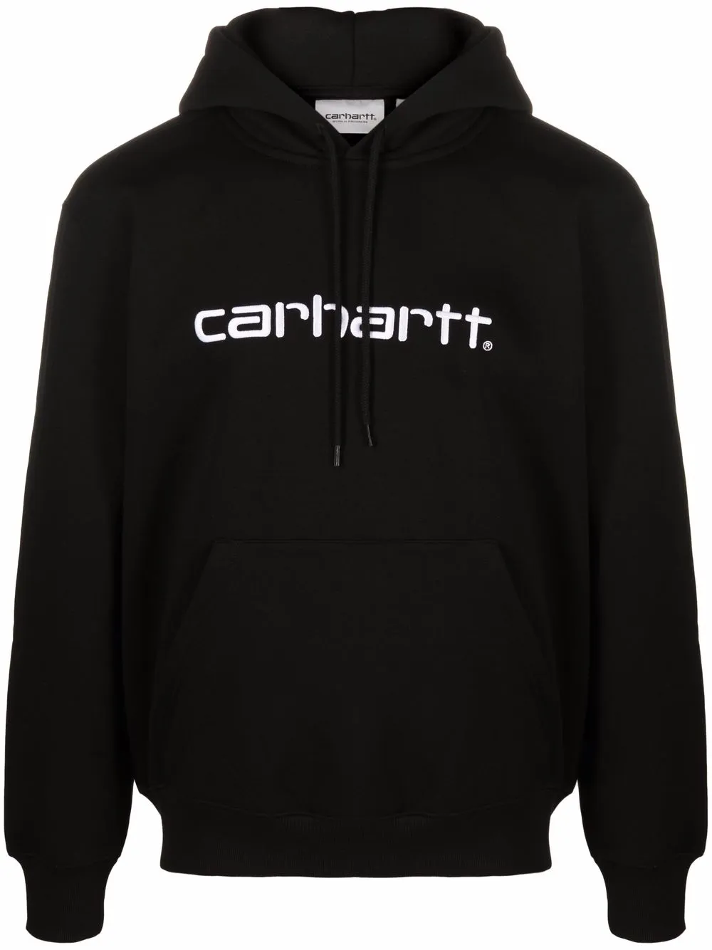 

Carhartt WIP logo lettering hoodie - Black