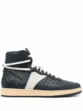RHUDE BBall high-top sneakers - Green