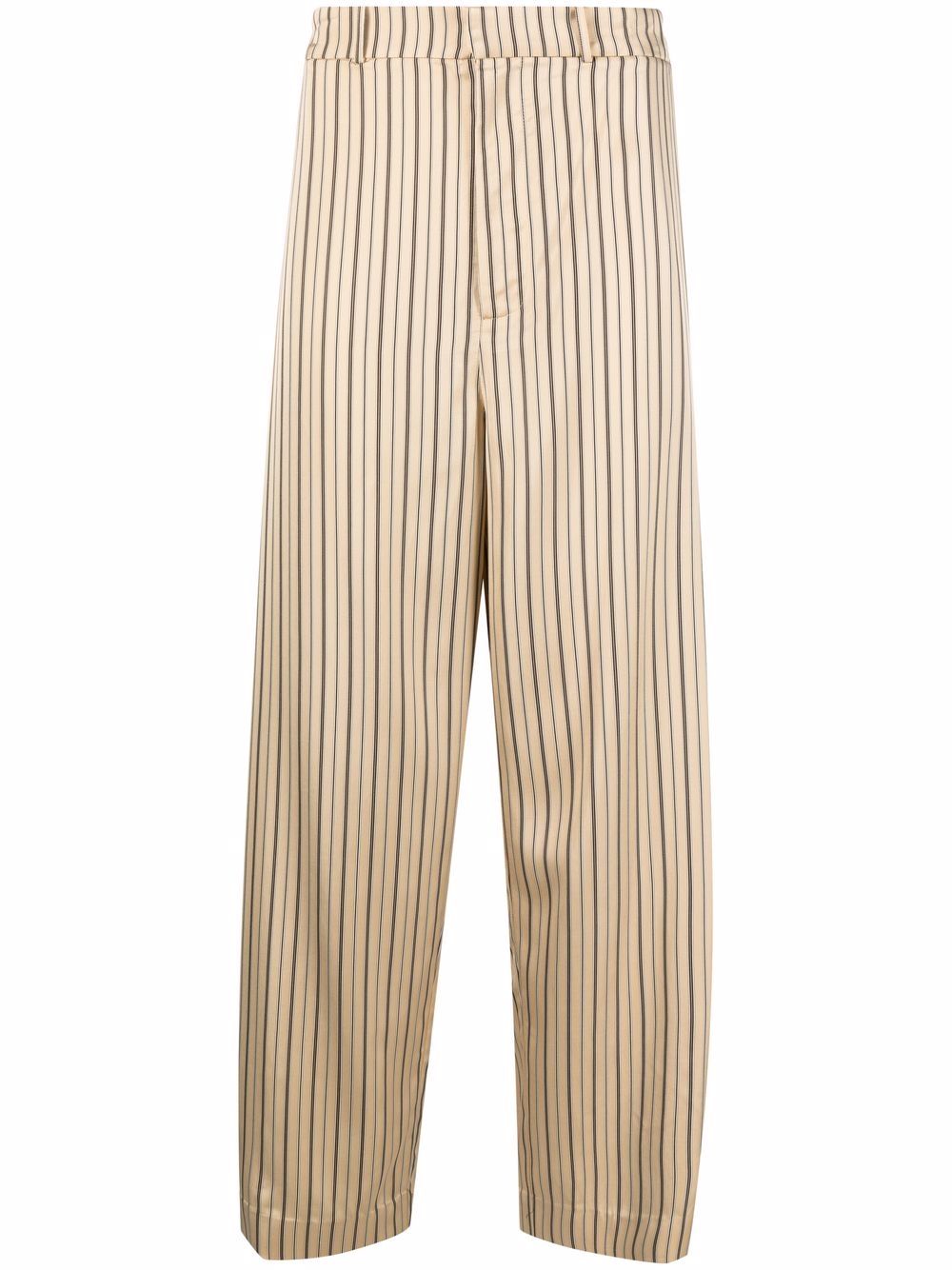 A BETTER MISTAKE Lazy Ravers striped-print straight trousers