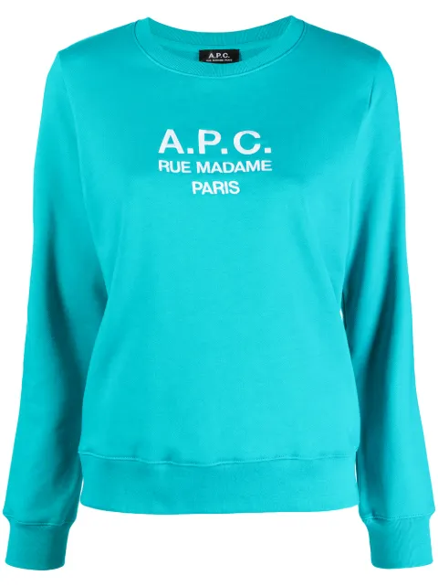 A.P.C. logo-printed sweatshirt