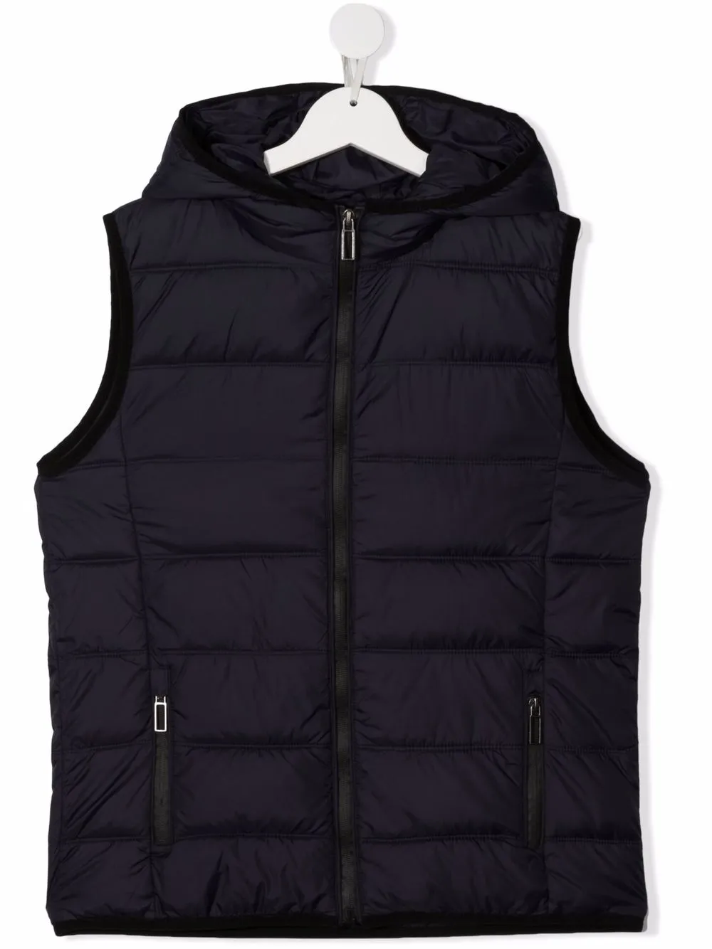 Paolo Pecora Kids дутый жилет с капюшоном