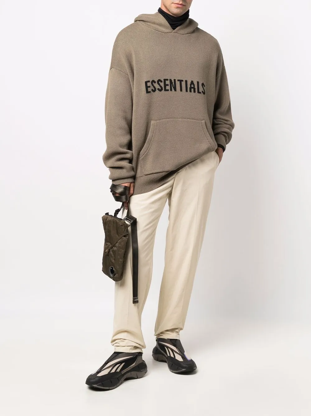 FEAR OF GOD ESSENTIALS Moletom com capuz e letreiro de logo | Moletom com capuz | Image 2