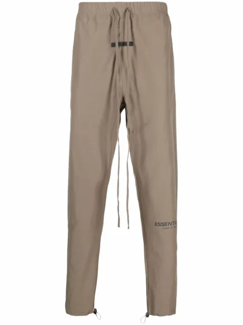 FEAR OF GOD ESSENTIALS logo print track pants