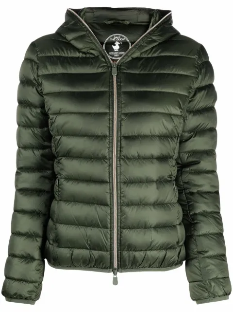 Save The Duck padded zip-up hooded jacket