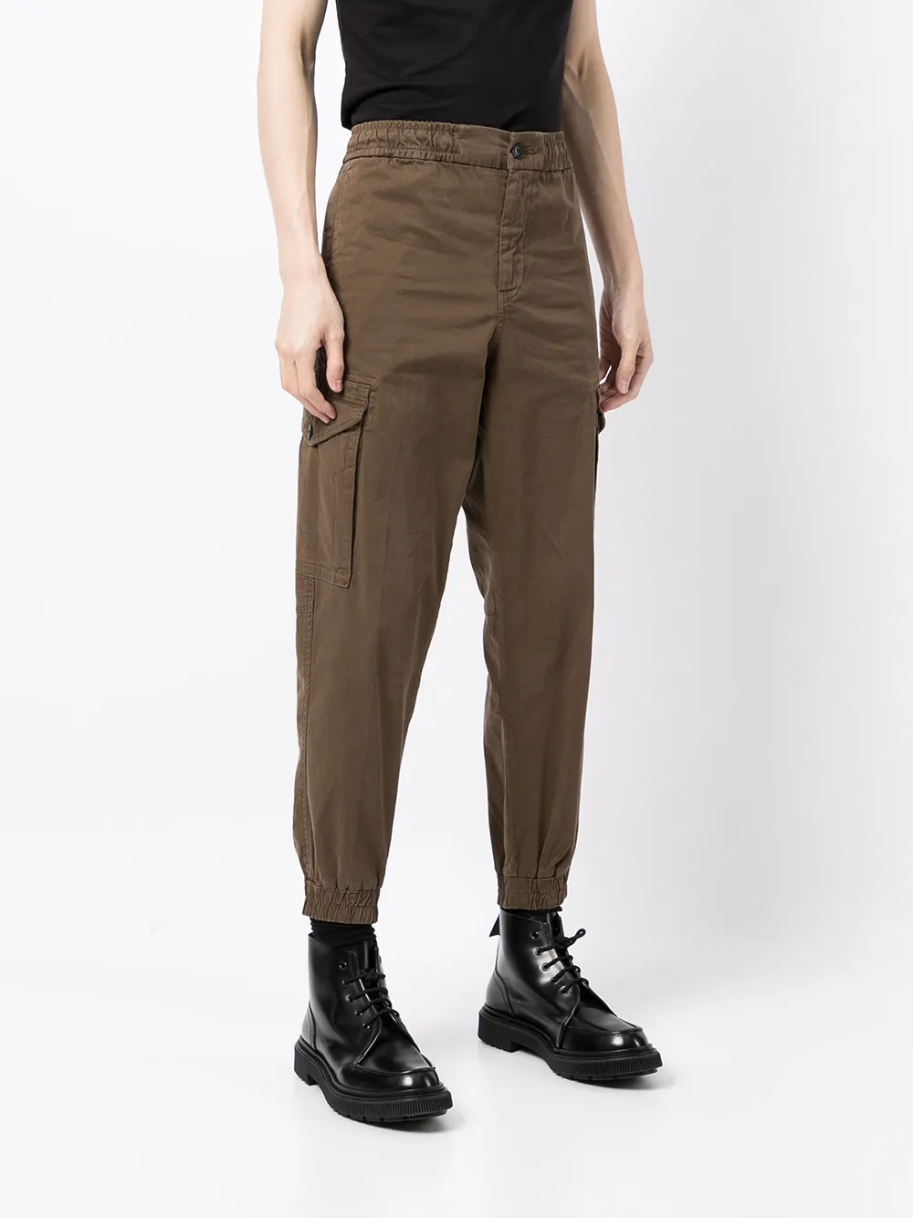 фото Boss брюки карго свободного кроя