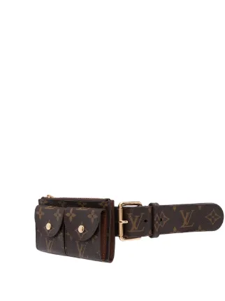 Louis Vuitton Monogram M9836V Ceinture Pochette Duo Belt Bag Pouch No belt