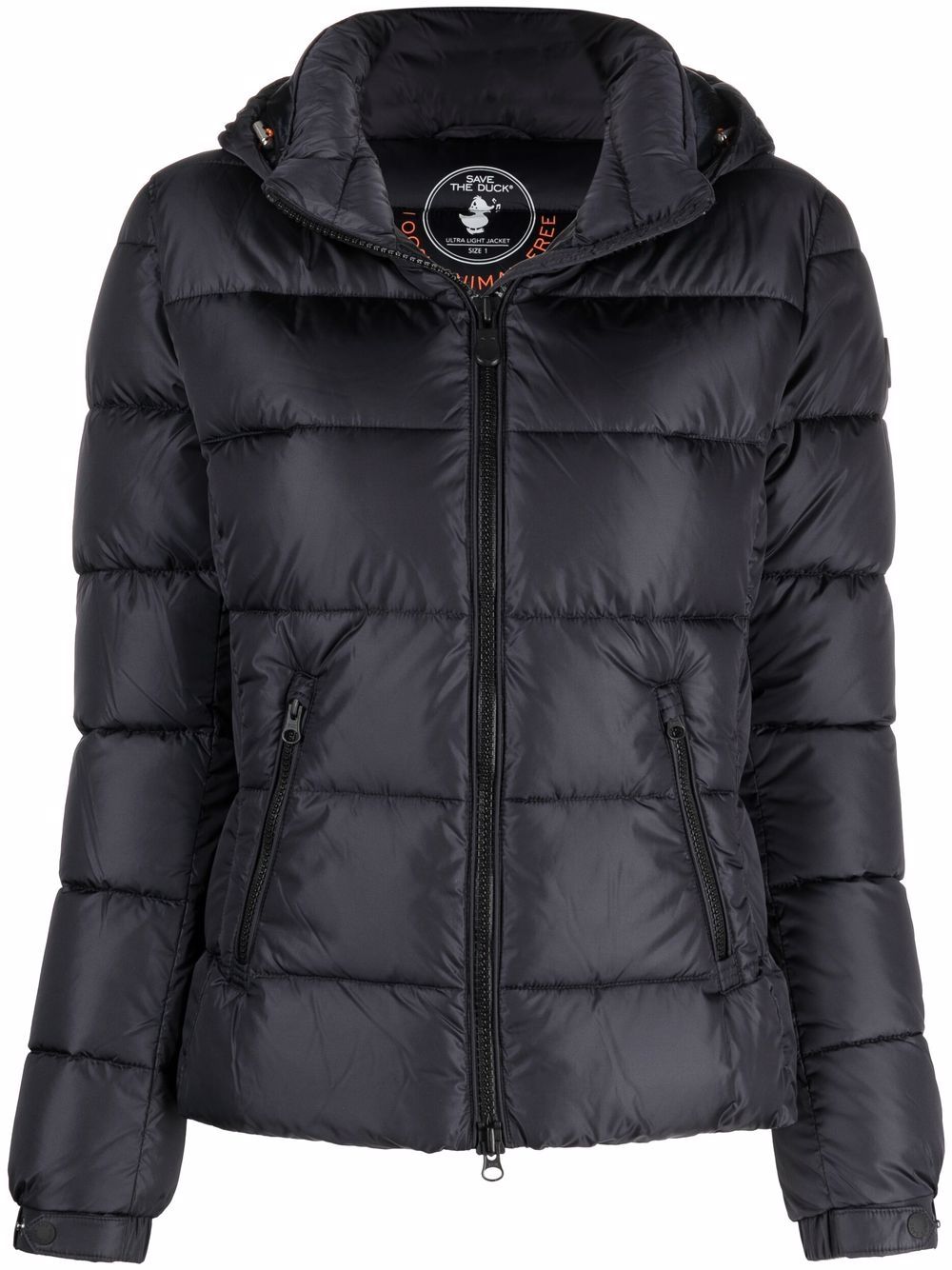 Image 1 of Save The Duck Plumo hooded puffer jacket