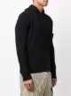 Stone Island compass badge zipped cardigan
