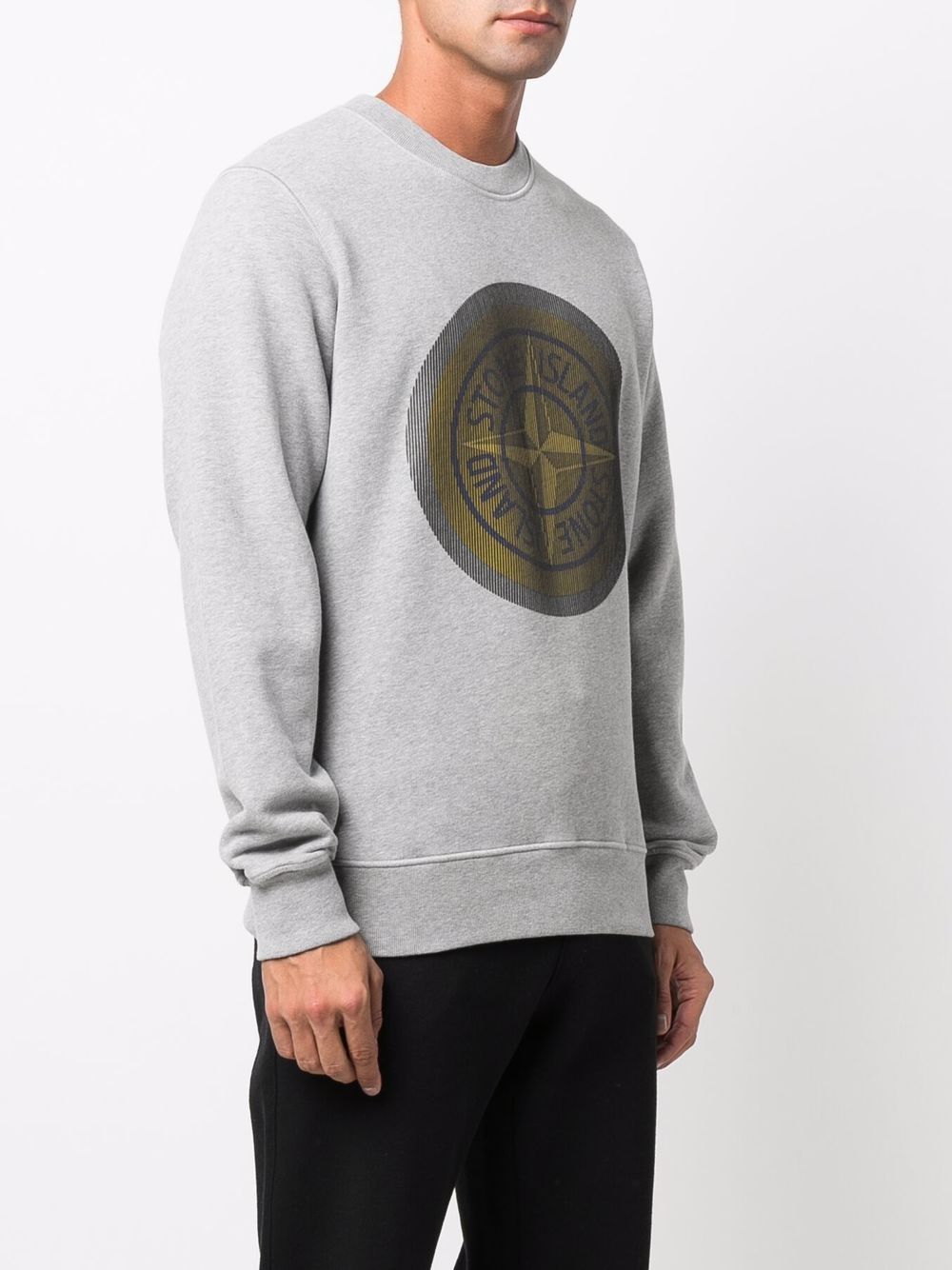 фото Stone island толстовка с логотипом compass