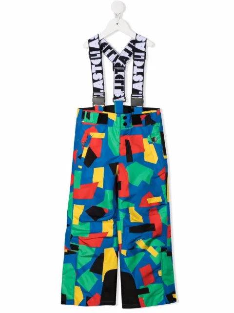 Stella McCartney Kids دنغري متباين الألوان بقصة مستقيمة