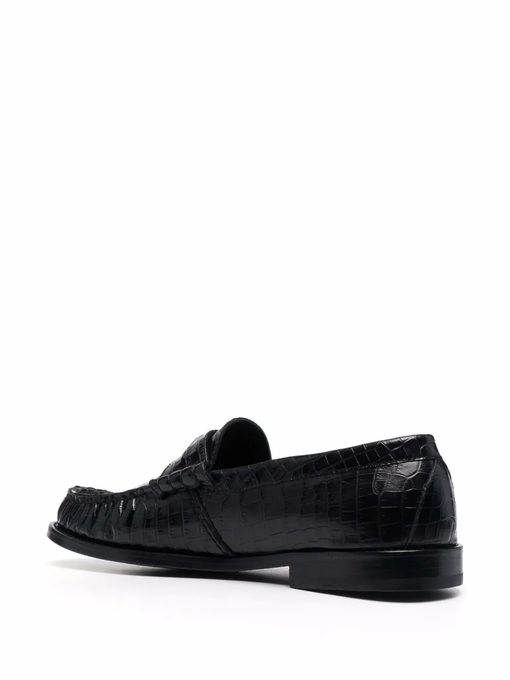 RHUDE Loafers met krokodillenleer-effect Zwart