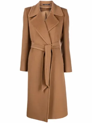 Tagliatore Molly Belted Coat - Farfetch