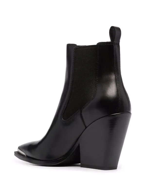 Shop ASH Bowie mid-heel boots with 
