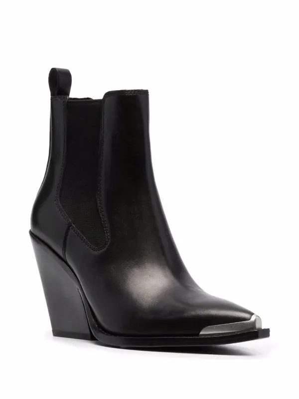 Shop ASH Bowie mid-heel boots with 