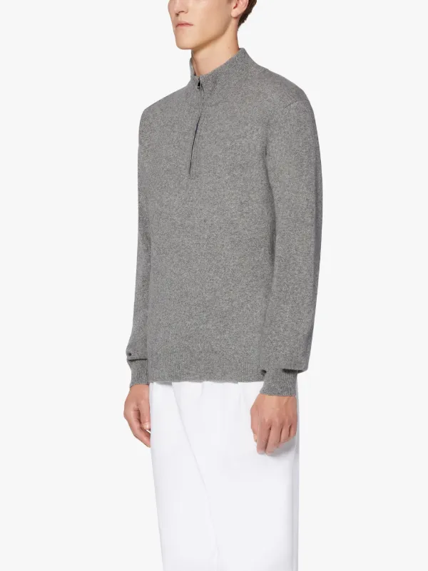 IN AND OUT Grey Wool Sweater | GKM-203