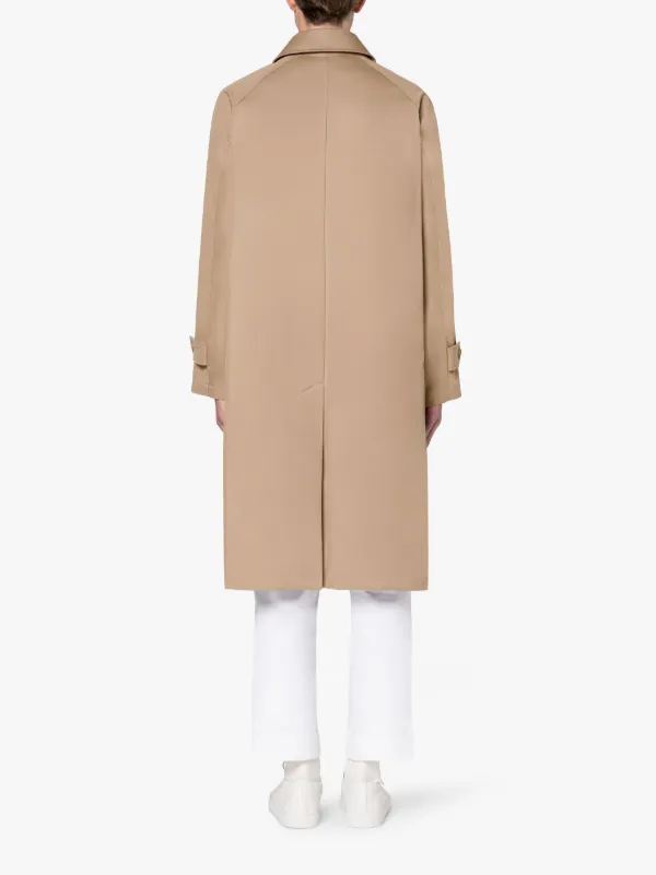 SELWYN Sand Gabardine Cotton Coat | GMC-113