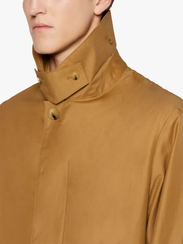 A-LINE TORRENTIAL Mocha Cotton Blend Raincoat | GMM-220