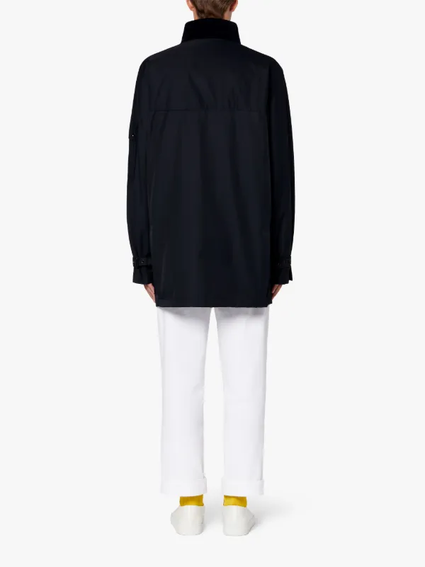 SPRING STREET Navy Cotton Blend Jacket | GMM-221