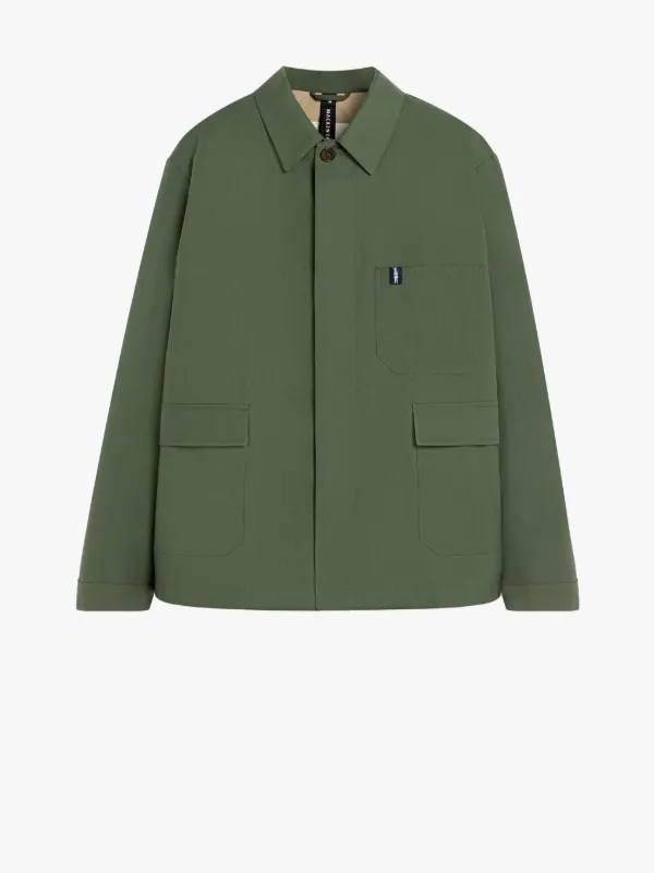 SPRING Green Cotton Chore Jacket | GMM-222