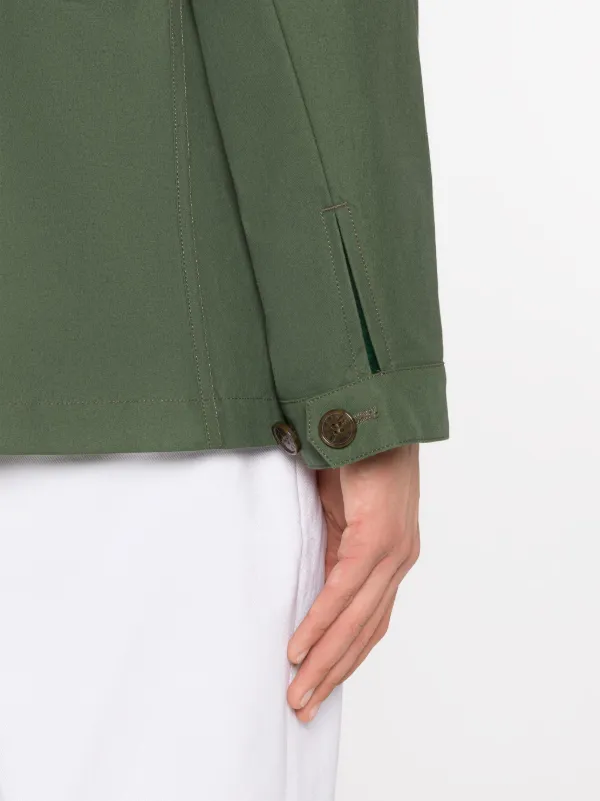 SPRING Green Cotton Chore Jacket | GMM-222