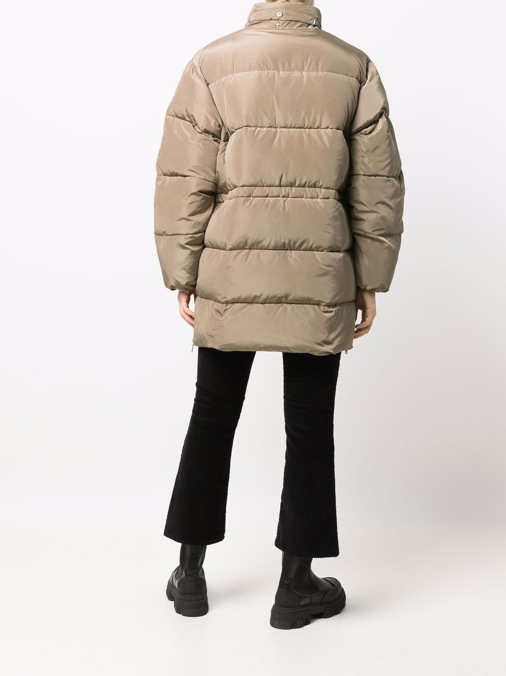 GANNI Oversized Zipped Puffer Jacket - Farfetch